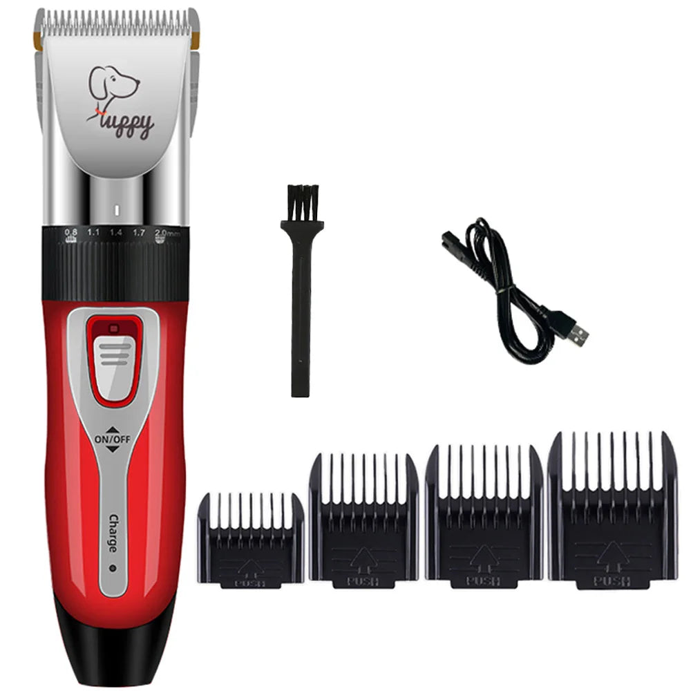 Professional Cordless Pet Clipper Kit | Dog, Cat & Rabbit Hair Trimmer Set