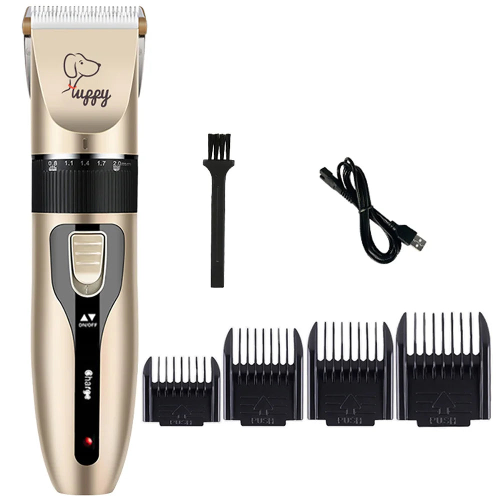 Professional Cordless Pet Clipper Kit | Dog, Cat & Rabbit Hair Trimmer Set